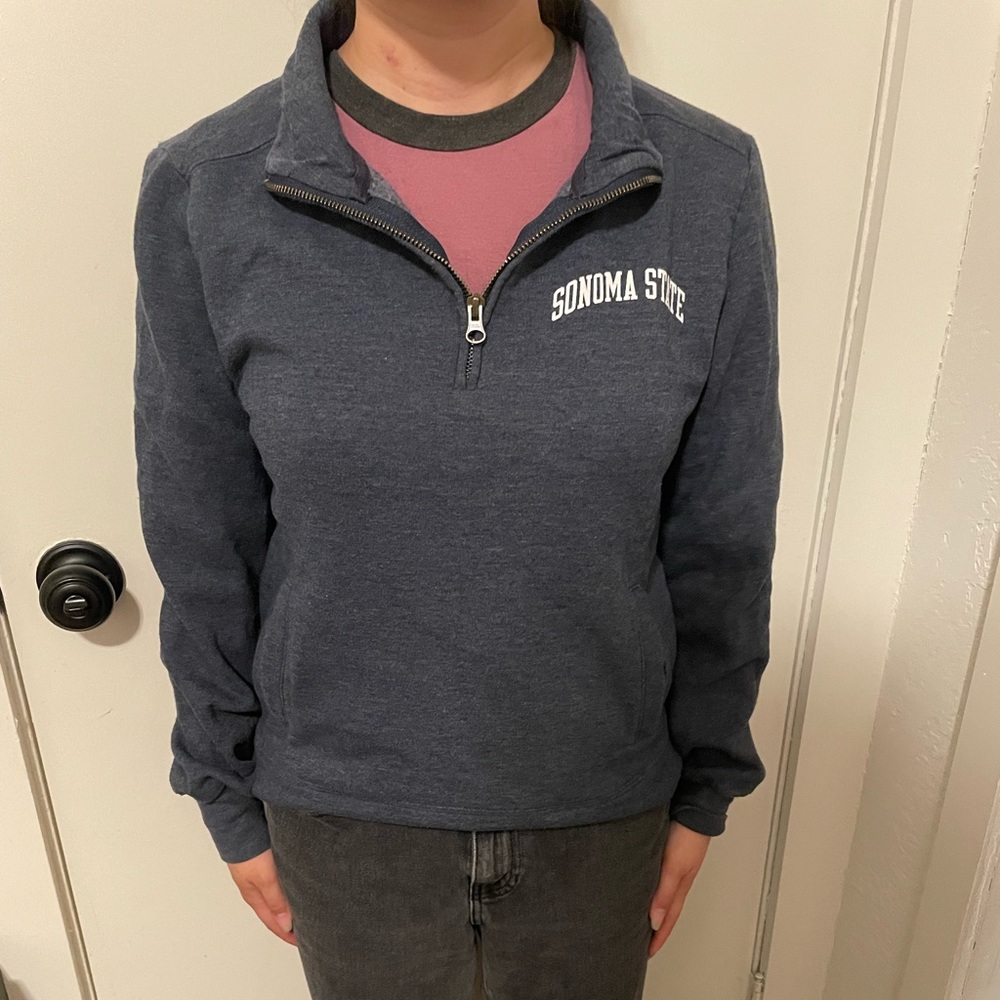 Sonoma State University Quarterzip Polo